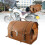 Motorrad Hecktasche 29,5L PU-Leder 8