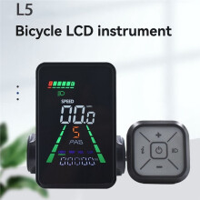 L5 Mountainbike-LCD-Display + 36V/48V 350W Motor UART 24V/36V/48V/60V Elektroroller LCD-Tachometer SM6PIN