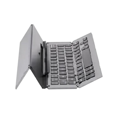 Folding  Mobile Phone Keyboard Rechargeable Wireless Pocket Keyboard for Phones Tablet,Etc. 2