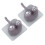 2 pièces porte-brosse à dents en ABS, forme queue de chat, 77,00 g 1