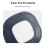 Portable Protective Case Dustproof Case with Keychain for Tile Mate 2024 for Tile Mate 2022 for  Tracker Dark 3