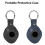 Portable Protective Case Dustproof Case with Keychain for Tile Mate 2024 for Tile Mate 2022 for  Tracker Dark 5