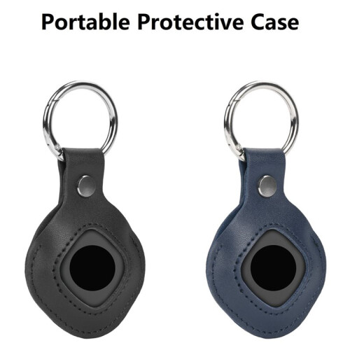 Portable Protective Case Dustproof Case with Keychain for Tile Mate 2024 for Tile Mate 2022 for  Tracker Dark 2