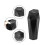 Portable Mini Car Trash Can–Waterproof Storage Bin with Lid Black 3