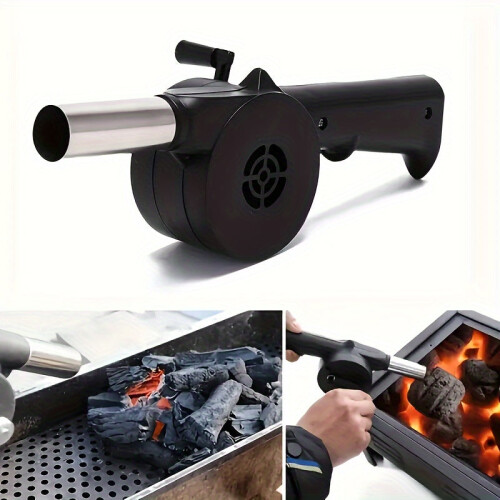 Portable Manual BBQ Blower Handheld Grill Fan 1