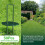 50pcs Green Artificial Turf Stakes Staples + 50pcs Buffer Washer, Landscape Staples, Galvanized Lawn Spikes 3