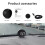 AD B1 HeadUp Display HUD OBD2 Speedometer Gauge Black 5