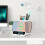 Pen Holder Storage Box Electronic LED Alarm Clock with Brightness Adjust 15W Wireless Charger Table Clock White 3