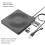 USB3.0 Type C CD DVD Recorder Player Writer External DVD Burner Optical Drive Portable Reader for Laptop Desktop 3
