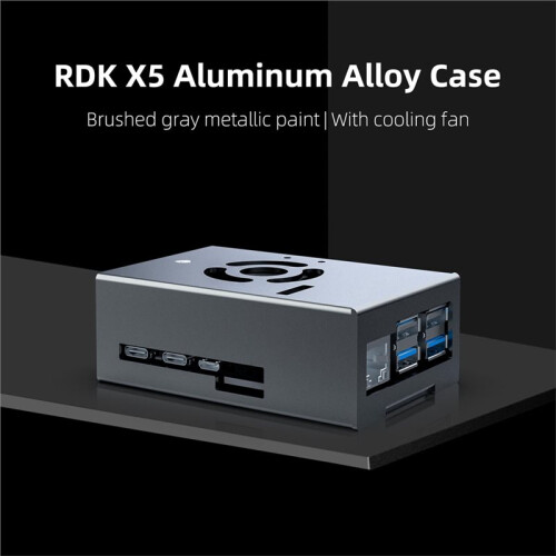 RDK X5 Robot Development Board Case Aluminum Alloy Shell Main Control Chassis with Cooling Fan 2