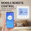 RF Wireless Room Thermostat for Gas Boiler Heating Touch Screen Controller Home Programmable WiFi Thermostat 8