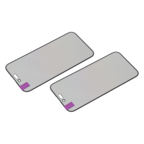 2 pezzi di vetro della lente frontale esterna per iPhone 14 Pro Max OCA