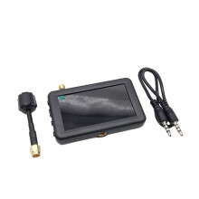 5.8G 40CH 3 Inch LCD 480x320 Auto Search FPV Monitor Build-in Battery for RC Multicopter FPV Drone Part