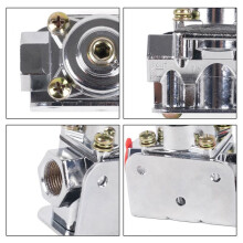 12-804 Fuel Pressure Regulator 3/8 Zinc Alloy Carburetor Fuel Valve FRG020