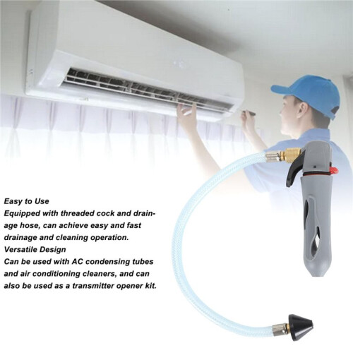 Air Cleaner Kit Threaded Drain Efficient Bar Tools and Accessories Versatile Cleaner with Flexible for AC Condensate 2
