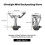 Camping Stove with Piezo Ignition Propane Butane Gas Burner Silver 3