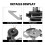 Camping Stove with Piezo Ignition Propane Butane Gas Burner Silver 4