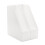Multifunctional White Plastic Desktop Book Rack & File Organizer 9