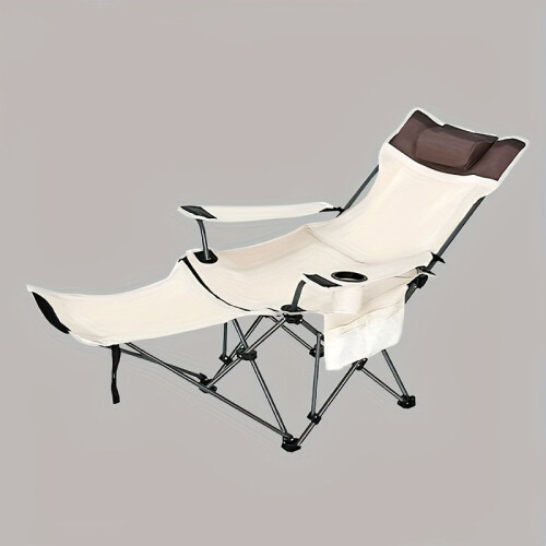 Portable Folding Chair with Pillow & Cup Holder 2