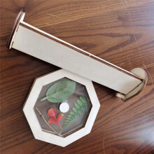 Wooden DIY Kaleidoscope Kit Outdoor Kids Toys Toddler Rotating Kaleidoscope Set