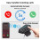 Motorcycle Headset Wireless  Headset Hands-Free Phone Call Intercom Music Player Wireless Motorcycle Headset 3