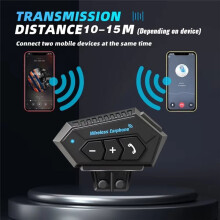 Motorcycle Headset Wireless Headset Hands-Free Phone Call Intercom Music Player Wireless Motorcycle Headset
