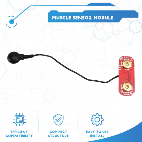 Muscle Sensor SEN-13723 LED Indicator Light Adjustable Gain Wearable Design Muscles Sensor Module 1