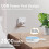 White Noise Machine with 14 White Noise Adjustable,Night Light, Speaker,Timing White Noise Sleep Machine Black 6