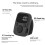 LED Electronic Counter Rechargeable with  Counter Convenient 5-Digit Adjustable Finger Ring Counter Brown 5