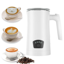 Mousseur à Lait Électrique 4 en 1, Entièrement Automatique, pour Café, Chocolat Chaud, Prise Britannique.