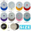 Discos de Polimento, 5/8 Polegadas - Suporte para Furadeira, Esmerilhadeira e Polidora, para Kit de Polimento de Concreto, Mármore, Pedra, Bancada e 6