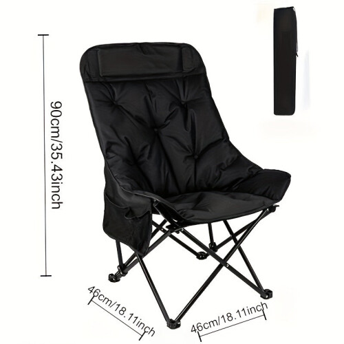 High Back Portable Folding Moon Chair 2