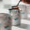 MHW-3BOMBER 220ml Coffee Cup Stackable Coffee Mugs Ceramic Coffee Mugs with Texture Patterns for Latte/Cappuccino/Cocoa/Tea 5