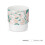 MHW-3BOMBER 220ml Coffee Cup Stackable Coffee Mugs Ceramic Coffee Mugs with Texture Patterns for Latte/Cappuccino/Cocoa/Tea 6