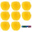 400Pcs Disposable Microphone Cover,Handheld Microphone Windscreen for Karaoke KTV Recording Studio Yellow 4