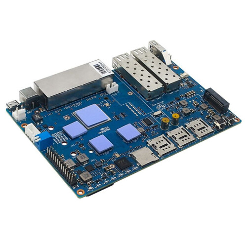 Aluminum Heat Sink with Cooling Fan for Banana Pi R4 Cooling Decrease Temperature 2