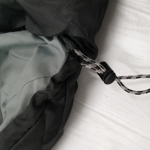 4-Season Camping Sleeping Bag Warm Cotton Mummy Envelope Black 2
