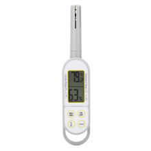 Grillthermometer mit schneller Reaktionszeit und einfacher Bedienung für Haushalt und Labor, Edelstahlsonde, großer Temperaturmessbereich