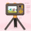 Câmera Digital Infantil Fofa com Desenho Animado, Tela de 2 Polegadas, 96 Milhões de Pixels HD, Câmera Dupla com Tripé, Marrom 8