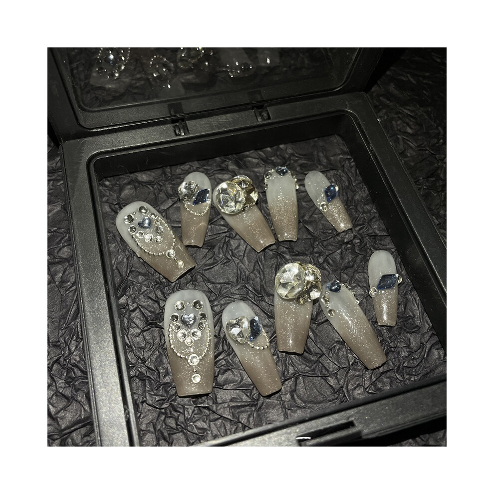 Dachuang Beauty (M) Glitter Fake Nails For Stage Performance