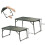 Ultralight Folding Camping Table Adjustable Height Outdoor Desk Green 4