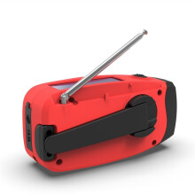2000mAh Portable Emergency Solar Power Radio Hand Crank Charging AM/FM/WB Weather Radio LED Flashlight Phone Charger