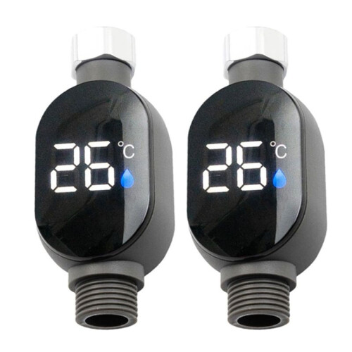 Douchetemperatuurmeter LED Digitale Display Temperatuurmeter Direct Afleesbare Temperatuurmeter Badthermostaat voor Thuis 2