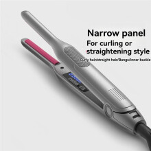 Multi-Functional Hair Curler Hair Straightener Flat Bangs Portable Hair Curling Straightening Styling Tool EU-Plug