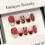 (XS) Glam Sequins Fake Nails - Zero Pressure Design 1