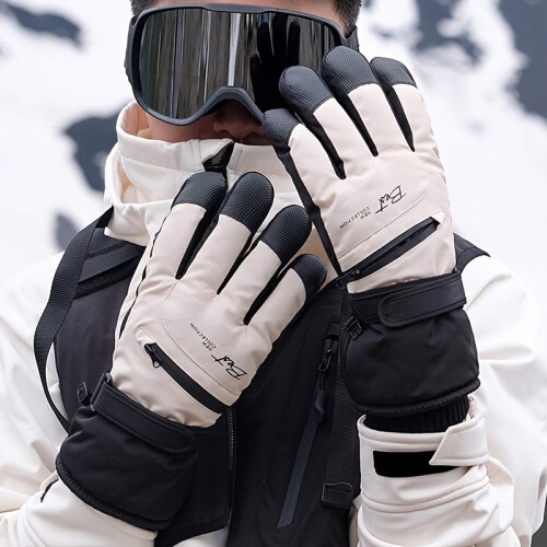 Men's Winter Touchscreen Ski Gloves 2