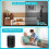 1080P HD  Wifi Camera  Speaker Home Security Two-Way Remote Intercom Night Vision Cam Colorful Lights 6