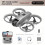 Dual Camera Drone with HD WiFi Control 6