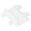 Ethernet Adapter Wall Mount White ABS Heavy Duty & Reliable Bracket 1