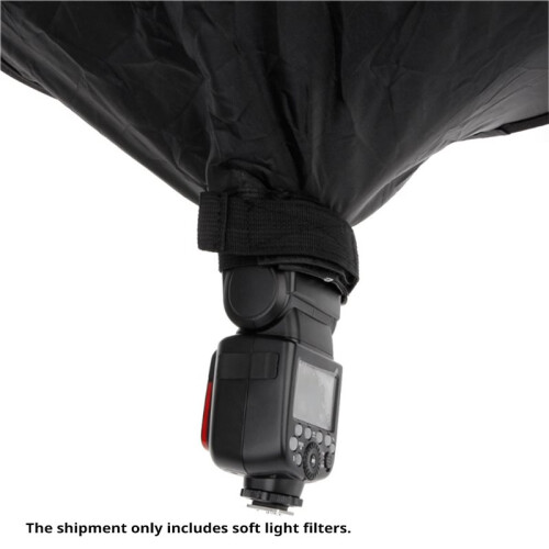 Universal 42cm Round Studio Flash Softbox Speedlite Diffuser Reflector Strap New K1KF 2